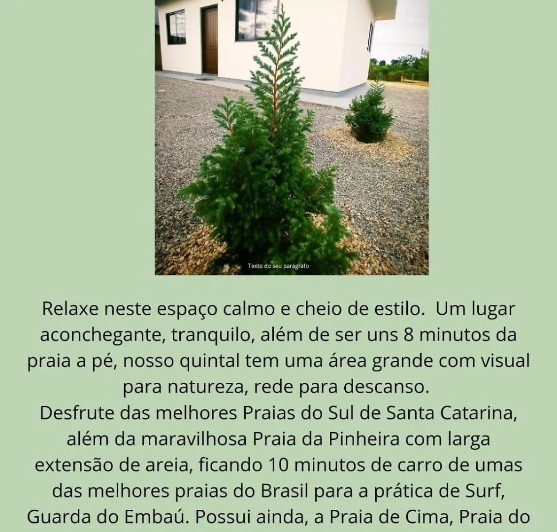 Recanto Tzelikis - Praia Da Pinheira Palhoça Prázdninový dům